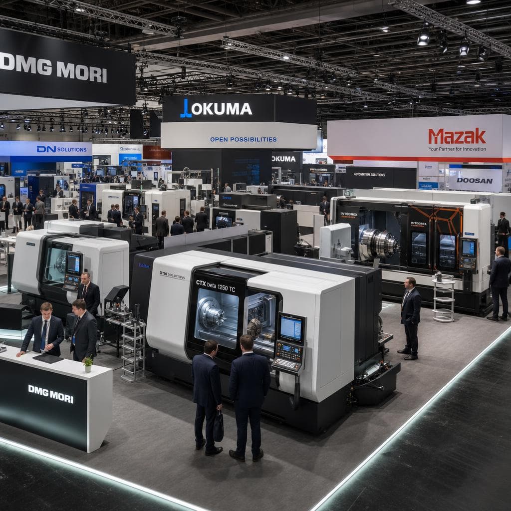 Выставочный зал OKUMA и Mazak